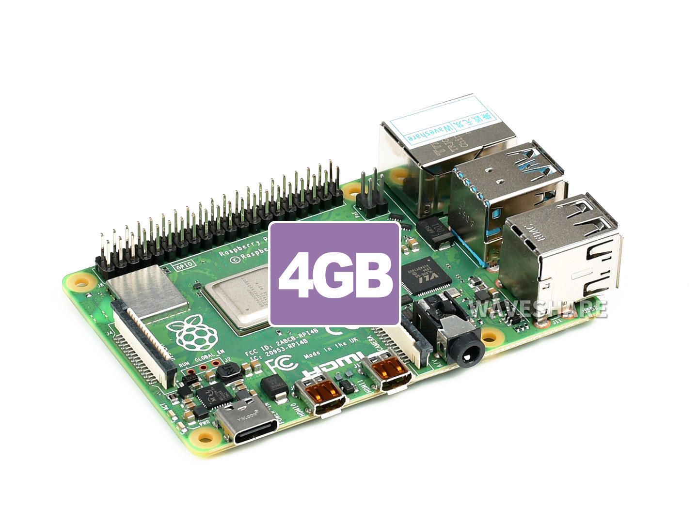 Raspberry Pi 4 Model B 4GB 树莓派4代B型